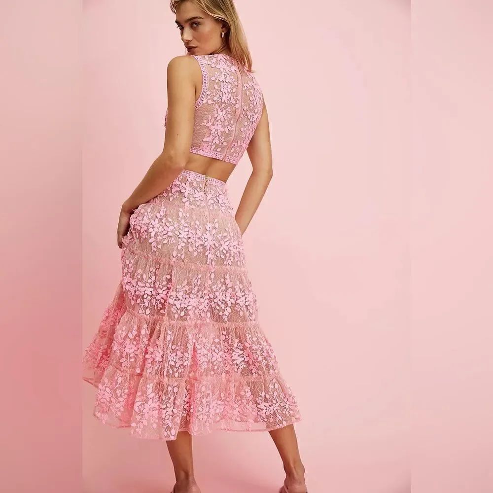 Free People BRONX & BANCO Megan Two Piece Set Dress